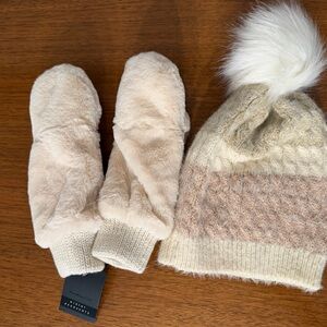 Plush Cream Faux Fur Scarf